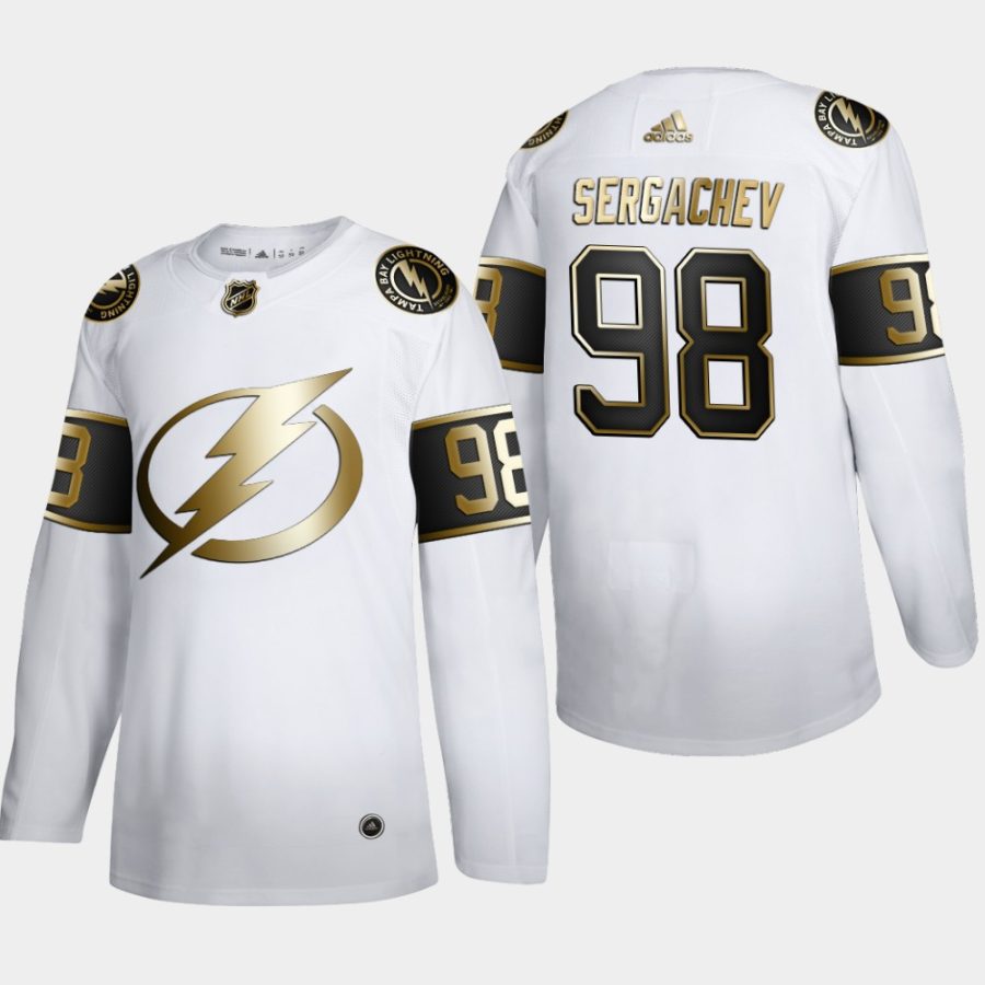 mikhail sergachev lightning white nhl golden edition authentic jersey