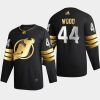 miles wood devils black golden edition limited authentic jersey