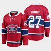 montreal canadiens alexander romanov home breakaway player fanatics jersey red