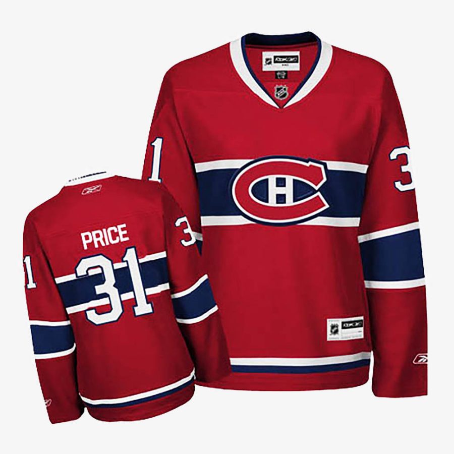 montreal canadiens carey price red women jersey