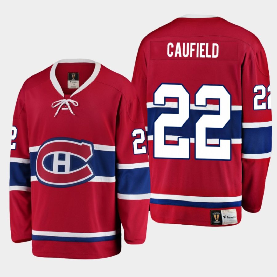 montreal canadiens cole caufield heritage 2021 jersey red