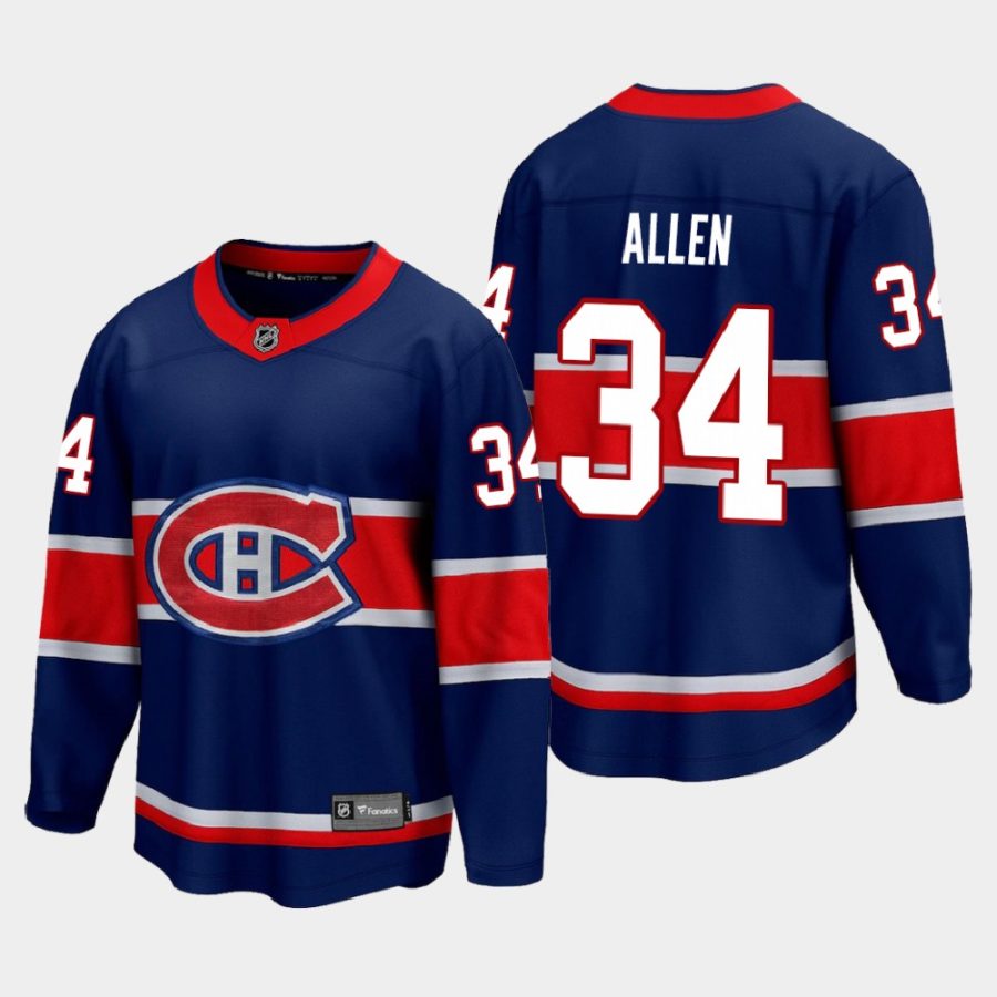 montreal canadiens jake allen special edition 2021 jersey navy