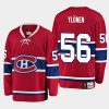 montreal canadiens jesse ylonen heritage 2021 jersey red