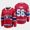 montreal canadiens jesse ylonen home 2021 jersey red