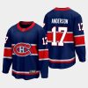 montreal canadiens josh anderson special edition 2021 jersey navy