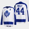 morgan rielly maple leafs white team classics primary logo jersey