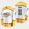 nashville predators luke kunin away 2020 21 breakaway player jersey white