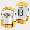 nashville predators yakov trenin away 2020 21 breakaway player jersey white