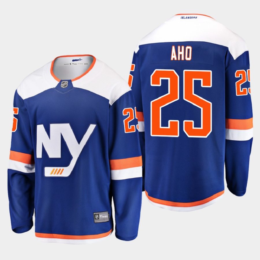 new york islanders sebastian aho alternate 2020 21 breakaway player jersey blue