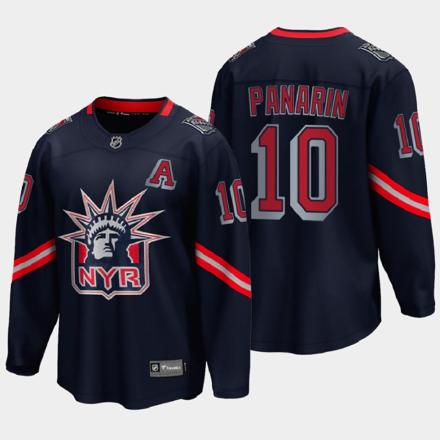 new york rangers artemi panarin reverse retro special edition jersey navy