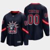 new york rangers custom reverse retro special edition jersey navy