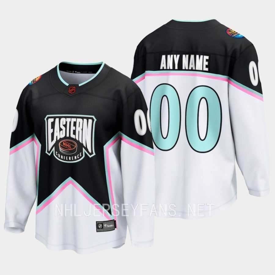 nhl custom 2023 all star game eastern conference jersey black