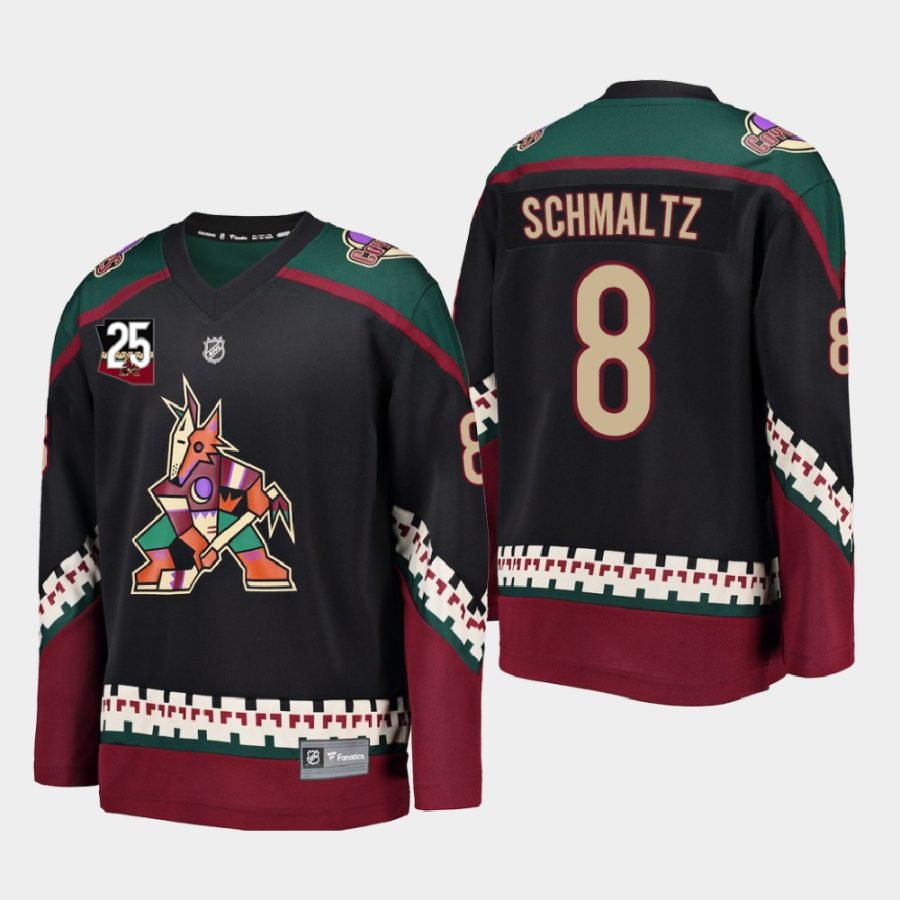 nick schmaltz coyotes black 25th anniversary kachina alternate jersey 0a