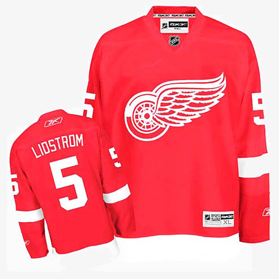 nicklas lidstrom red jersey