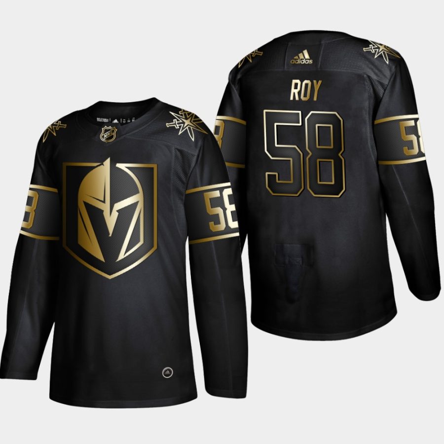 nicolas roy golden knights black nhl golden edition authentic jersey