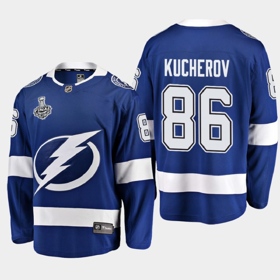 nikita kucherov lightning blue 2020 stanley cup final home jersey