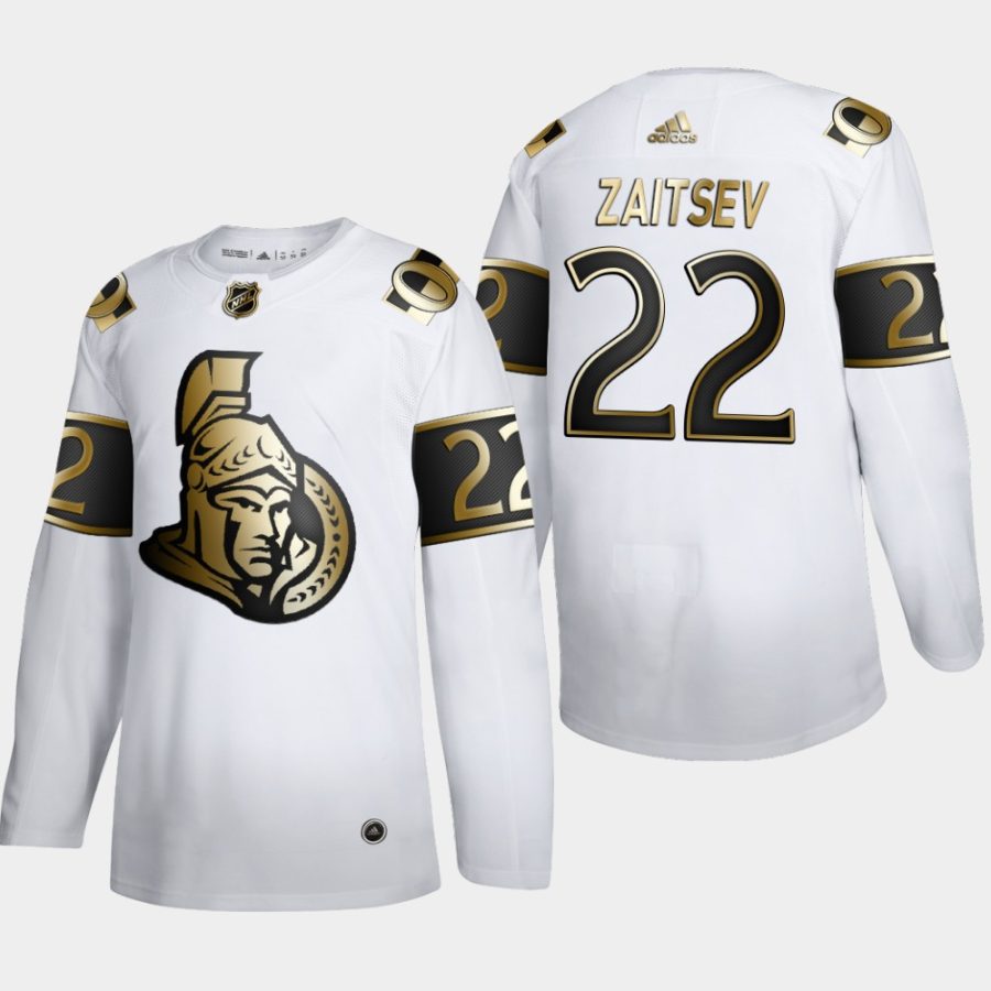 nikita zaitsev senators white nhl golden edition authentic jersey