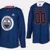 oilers custom home adidas practice player jersey