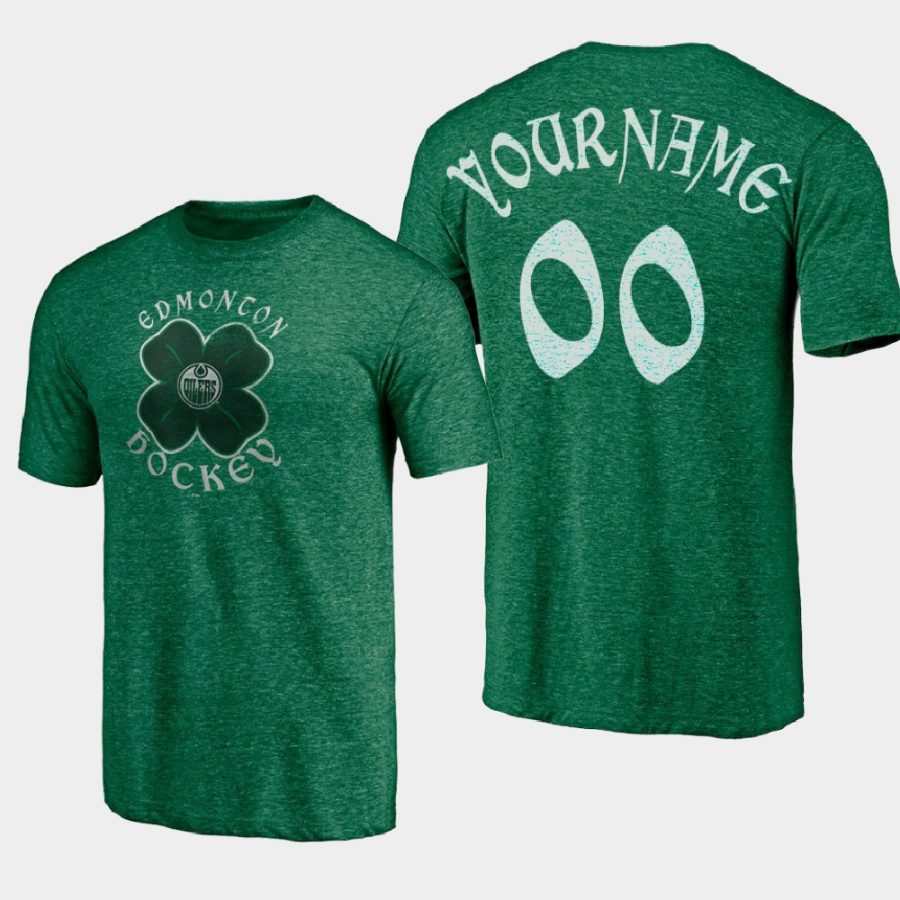 oilers custom kelly green st. patricks day celtic t shirt