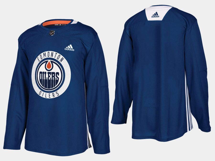 oilers home adidas practice player jersey