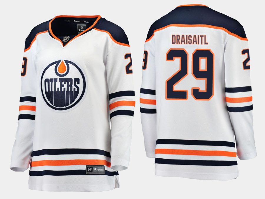 oilers leon draisaitl road breakaway player jersey