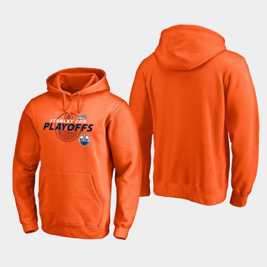 oilers orange 2021 stanley cup playoffs turnover hoodie