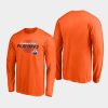 oilers orange 2021 stanley cup playoffs turnover long sleeve t shirt