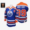 oilers wayne gretzky navy blue throwback jersey