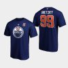 oilers wayne gretzky royal retired player t shirt