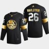 oliver wahlstrom islanders black authentic golden limited edition jersey