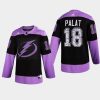 ondrej palat lightning purple 2021 hockey fights cancer night jersey