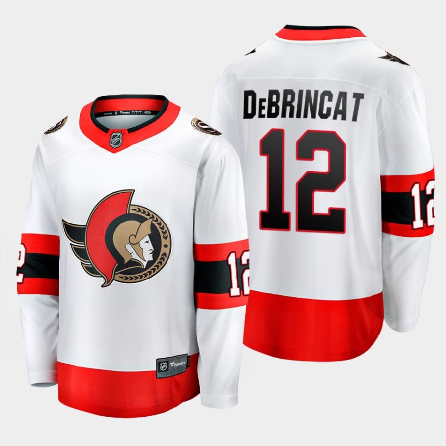 ottawa senators alex debrincat away jersey white