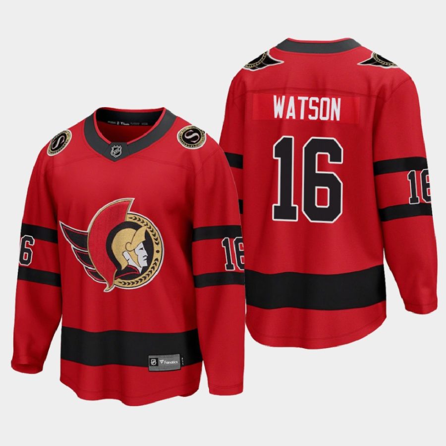 ottawa senators austin watson special edition 2021 jersey red