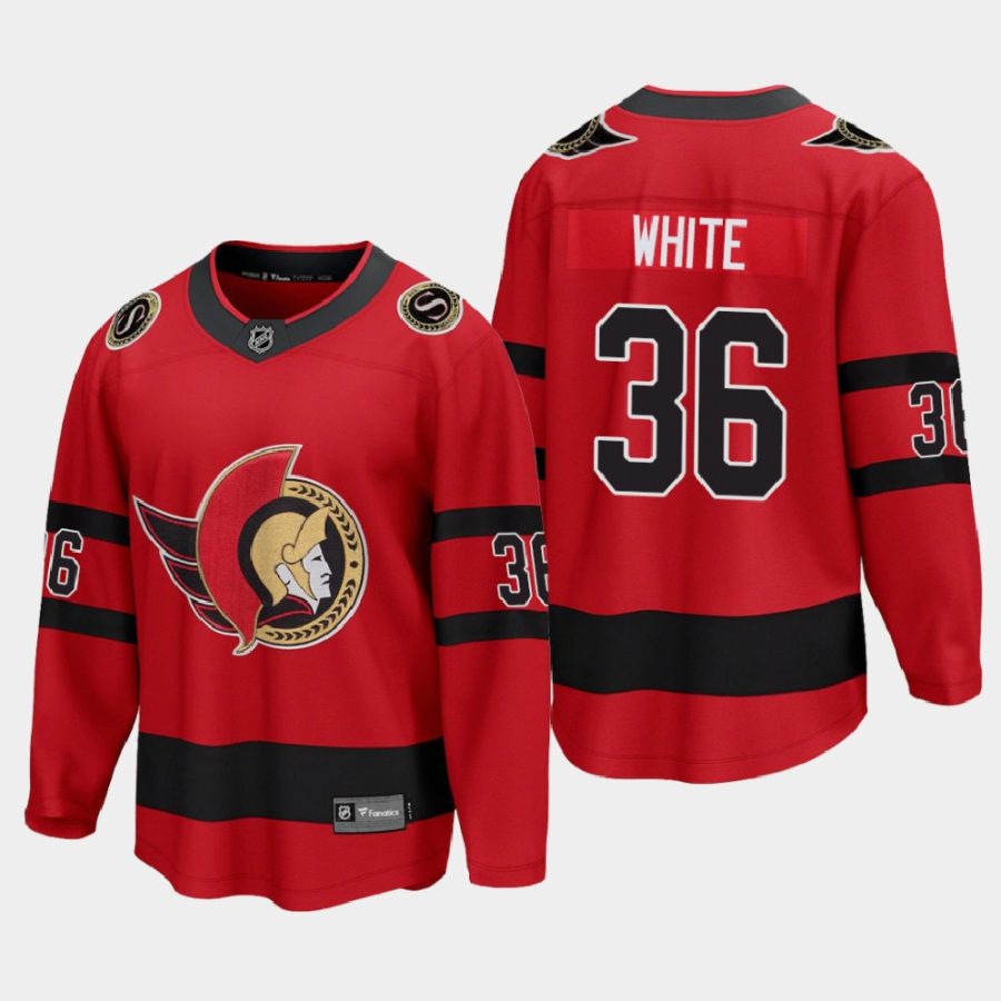 ottawa senators colin white special edition 2021 jersey red