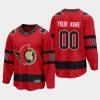 ottawa senators custom special edition 2021 jersey red