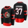 ottawa senators donovan sebrango home breakaway player jersey black