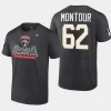 panthers brandon montour heather charcoal locker room 2023 eastern conference champions t shirt