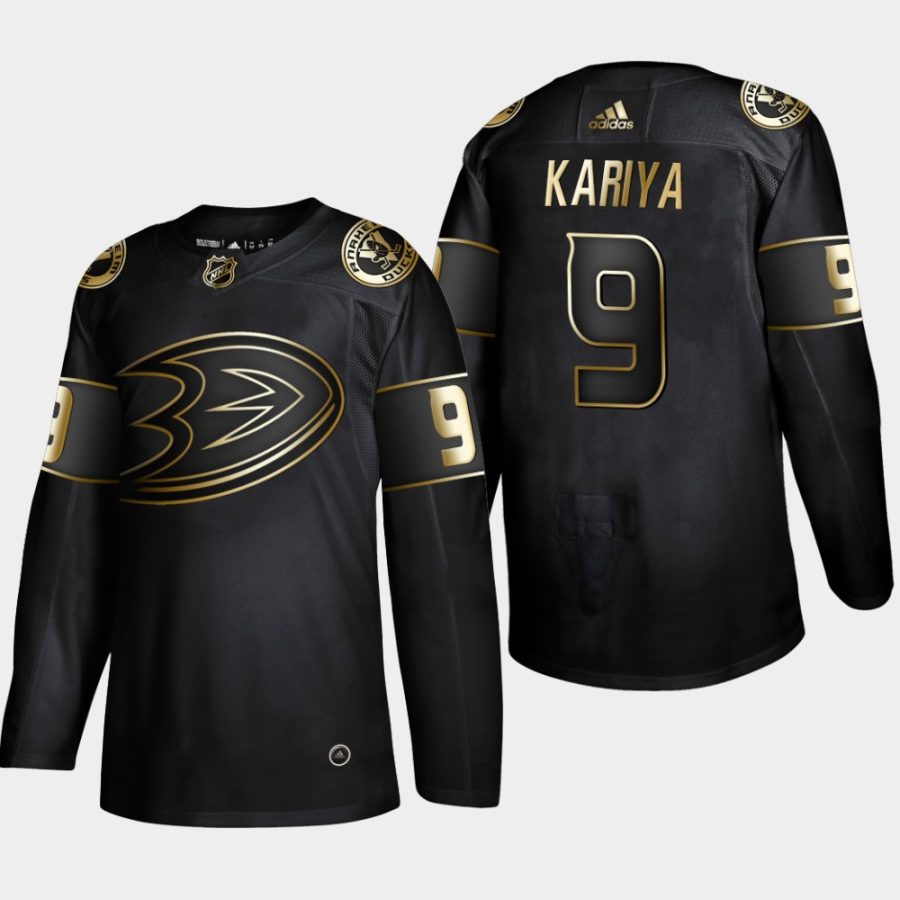 paul kariya ducks black 2019 nhl golden edition retired player jersey