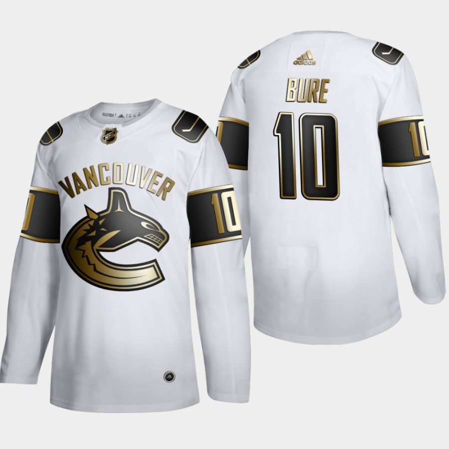 pavel bure canucks white nhl golden edition authentic retired jersey