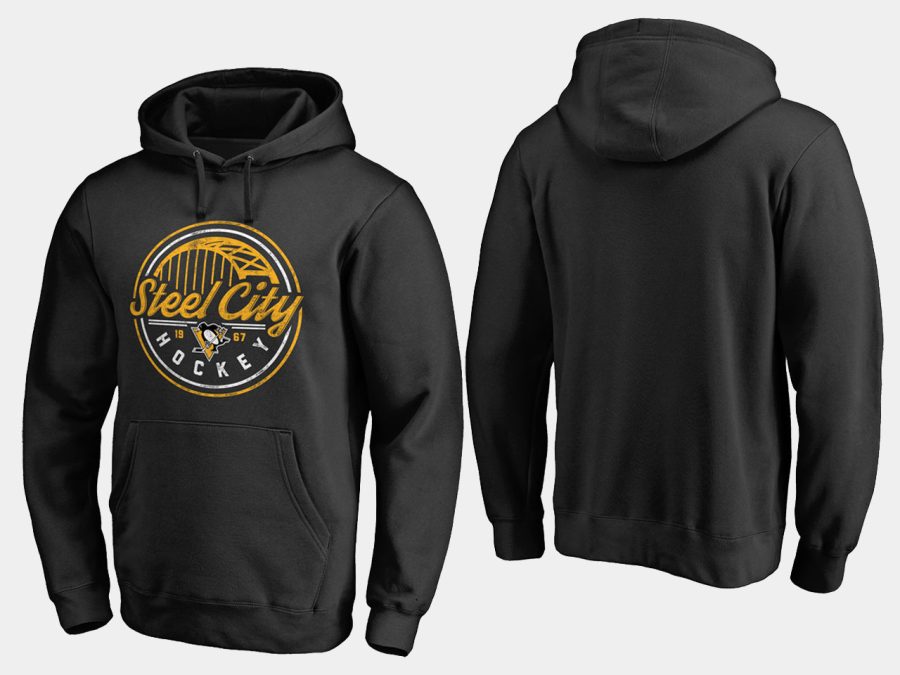 penguins black hometown collection defend hoodie