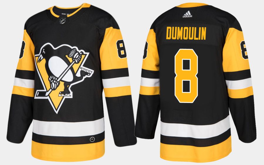 penguins brian dumoulin home black jersey