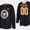 penguins custom home adidas practice player jersey