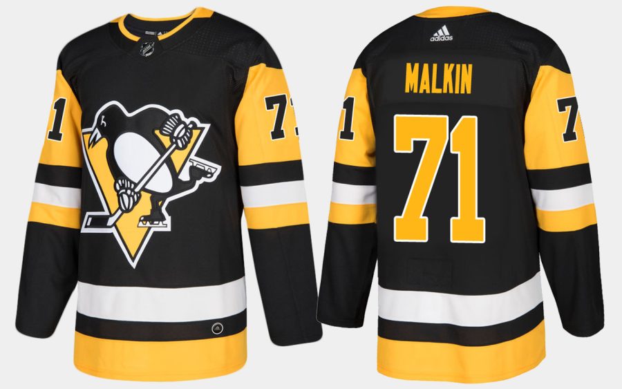 penguins evgeni malkin home black jersey