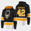 penguins kasperi kapanen black dasher player lace up hoodie