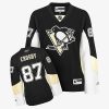 penguins sidney crosby black women jersey