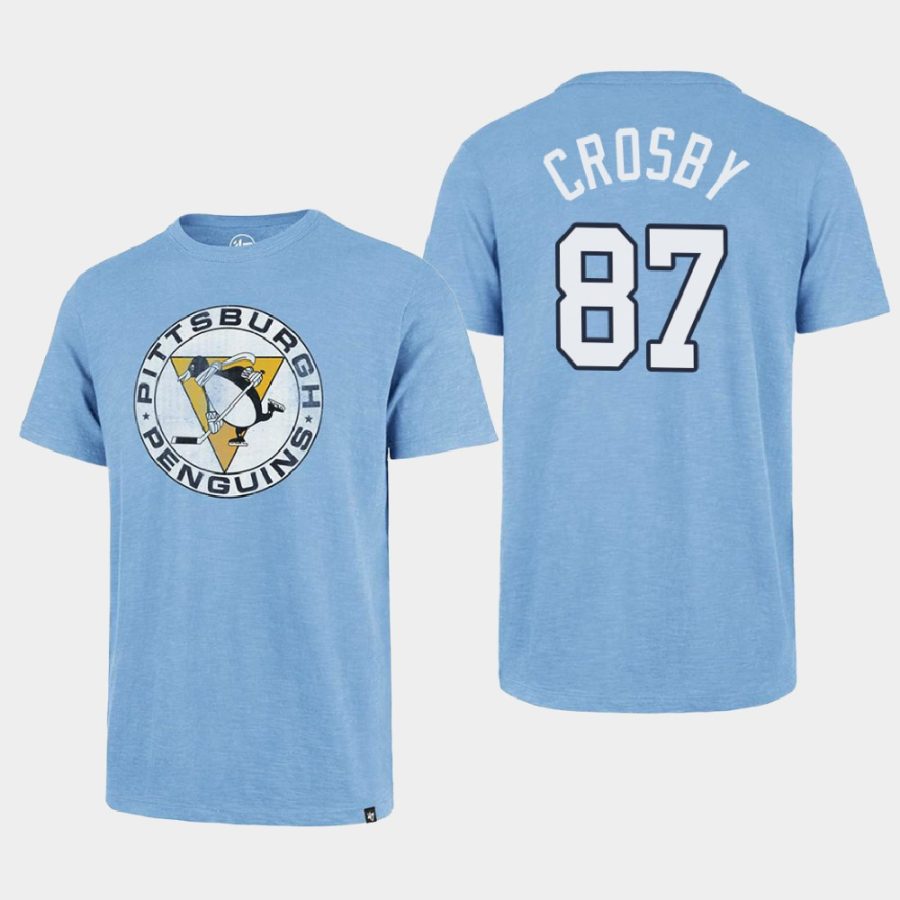 penguins sidney crosby blue heritage classic t shirt