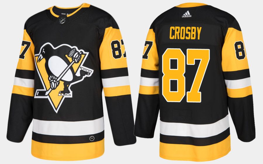 penguins sidney crosby home black jersey