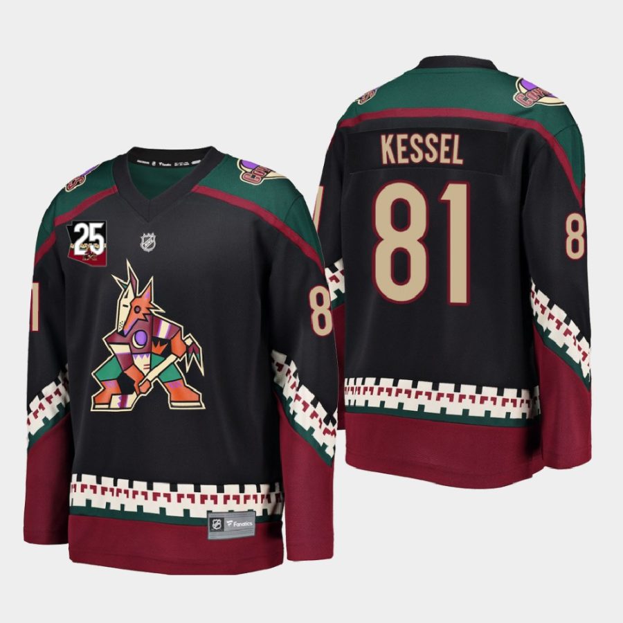 phil kessel coyotes black 25th anniversary kachina alternate jersey 0a