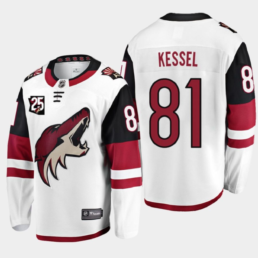 phil kessel coyotes white 25th anniversary away jersey 0a