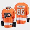 philadelphia flyers joel farabee home 2020 21 breakaway player jersey orange